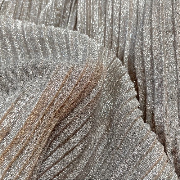 Free People Pleated Shine Fit & Flare Mini Dress Size Small - Picture 7 of 8